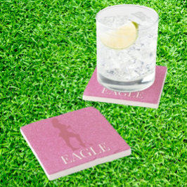 Porta-copo De Pedra Sparkly Golf Coasters