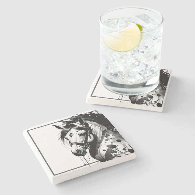 Porta-copo De Pedra Spirit Pony 10 (Lateral)