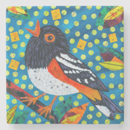 Porta-copo De Pedra Spotted Towhere