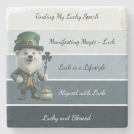 Porta-copo De Pedra St. Patrick’s Affirmation