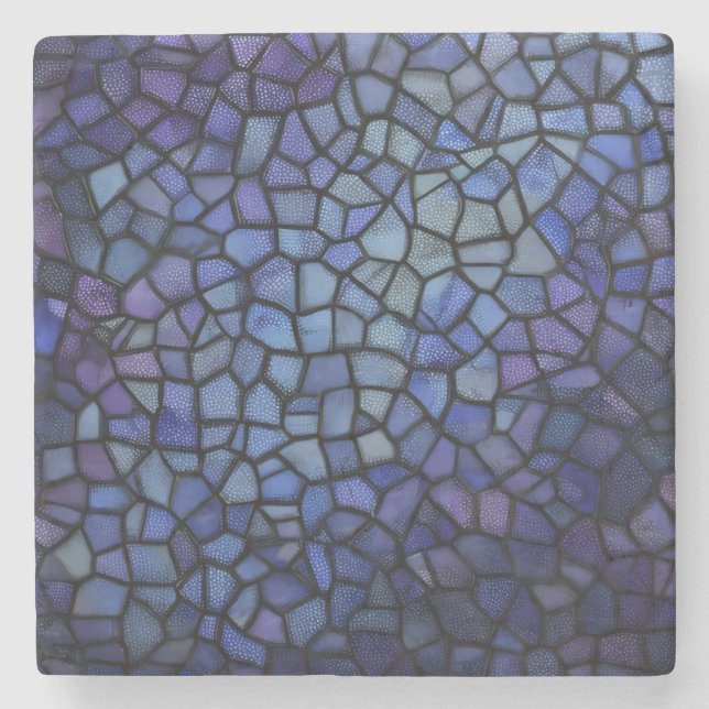 Porta-copo De Pedra StainedGlassMosaic  (Frente)