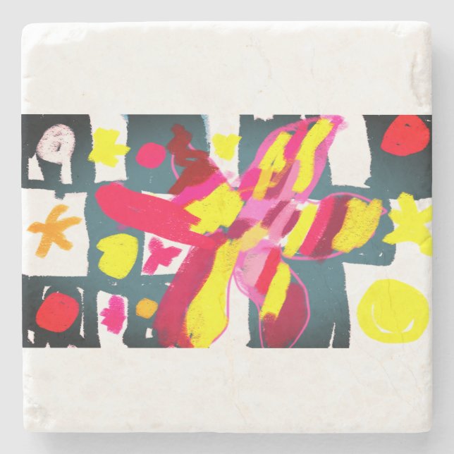 Porta-copo De Pedra Starfish  style  (Frente)