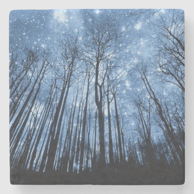 Porta-copo De Pedra Starry Night (Frente)