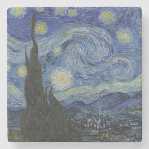 Porta-copo De Pedra Starry Night por Vincent Van Gogh
