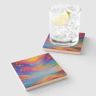 Porta-copo De Pedra Starscape