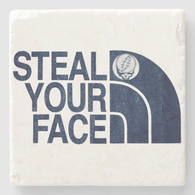 Porta-copo De Pedra Steal Your Face Stone Coaster (Frente)