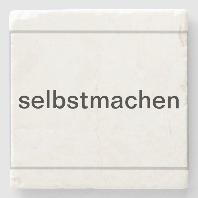 Porta-copo De Pedra Steinuntersetzer selber gestalten (Frente)