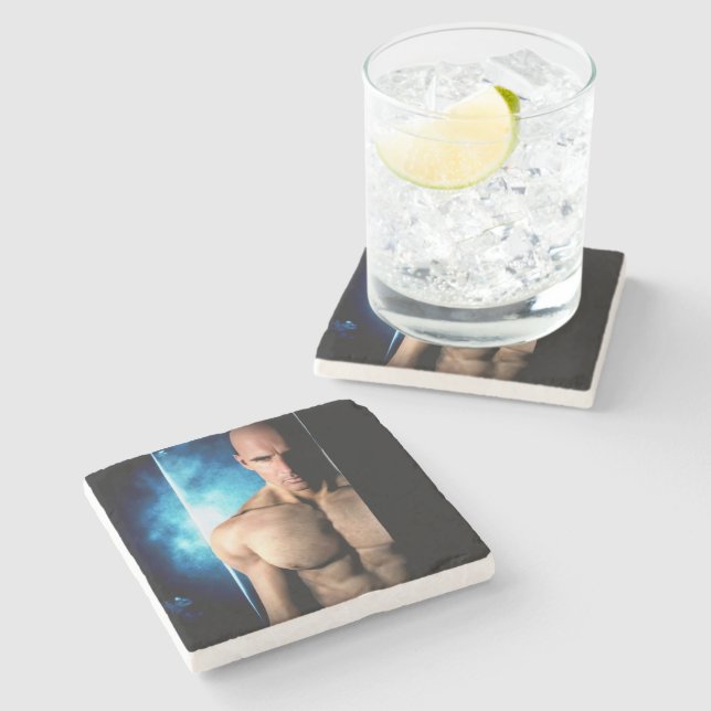 Porta-copo De Pedra Step Out stone coaster (Lateral)