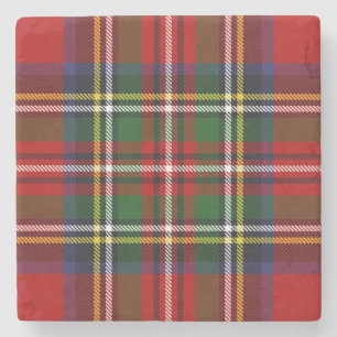 Porta-copo De Pedra Stewart Tartan