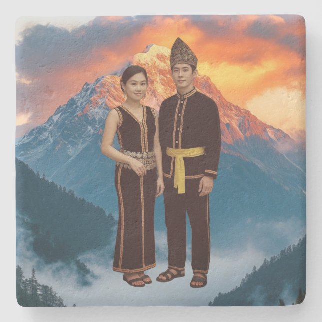 Porta-copo De Pedra Stone Coaster (Frente)