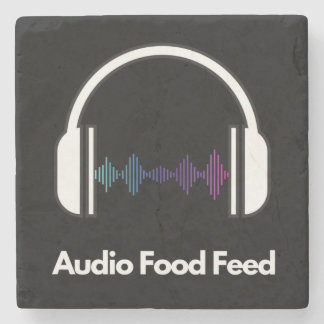 Porta-copo De Pedra Stone Coaster - Alimentação de Áudio Comida