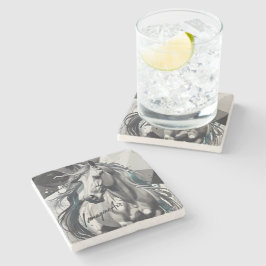 Porta-copo De Pedra Stone Coaster/Marble