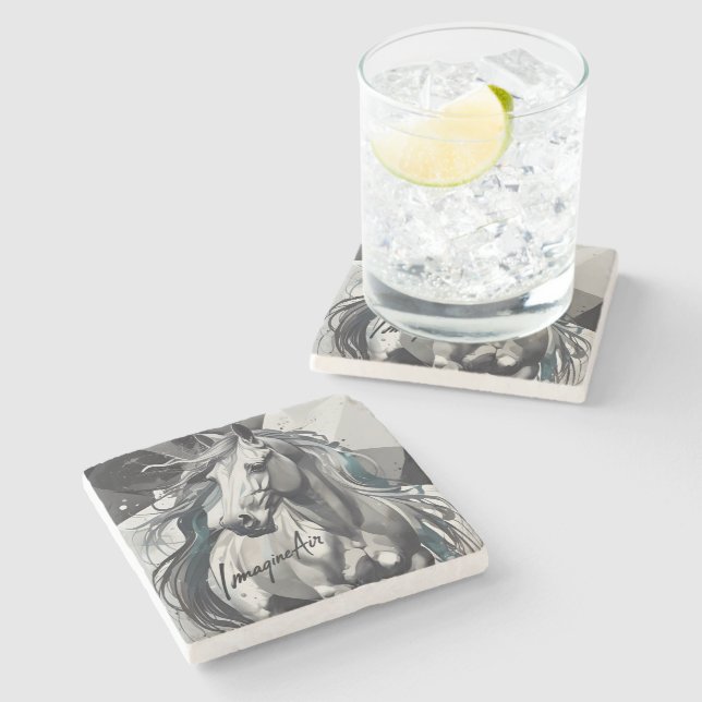 Porta-copo De Pedra Stone Coaster/Marble (Lateral)