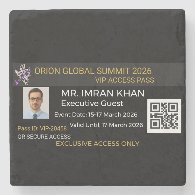 Porta-copo De Pedra Stone Coasters | Marble | Photo | Monogram (Frente)