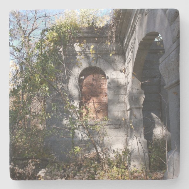 Porta-copo De Pedra Stone e Brick (Frente)