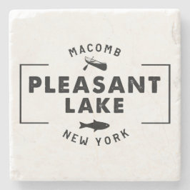 Porta-copo De Pedra Stone Pleasant Lake Portas copos