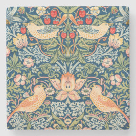 Porta-copo De Pedra Strawberry Thief (por William Morris)