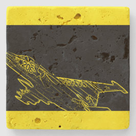 Porta-copo De Pedra SU 25 Esboço do Plano Frogfoot soviético Grach