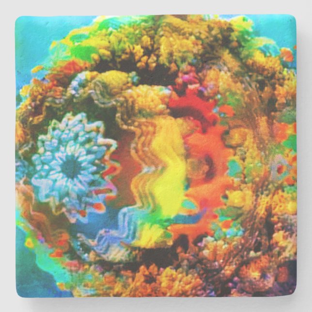 Porta-copo De Pedra Subaquático (Frente)