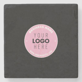 Porta-copo De Pedra Substituição fácil de logotipos e texto editável |