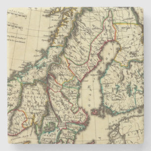Porta-copo De Pedra Suecia, Dinamarca, Noruega com os limites