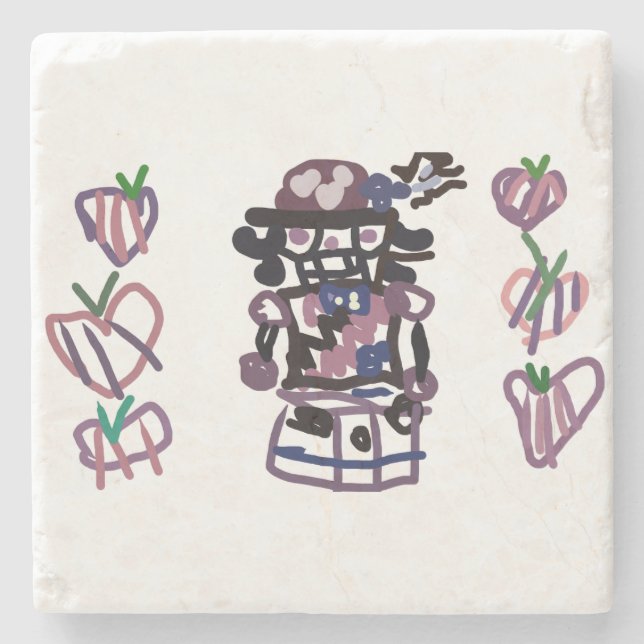 Porta-copo De Pedra Sugar plum nutcracker (Frente)