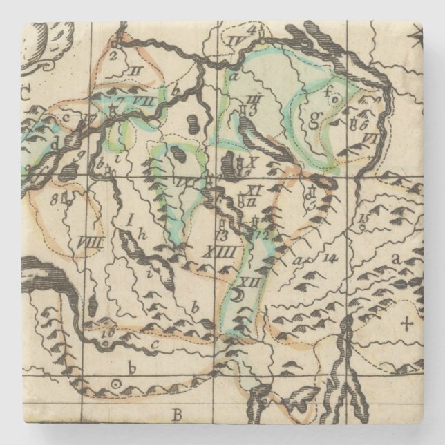 Porta-copo De Pedra Suiça 8 (Frente)