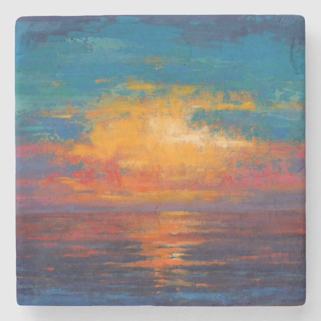 Porta-copo De Pedra Sun Down II (Frente)