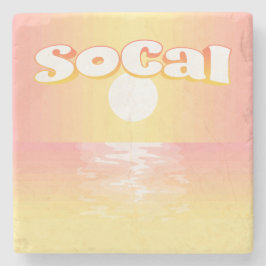 Porta-copo De Pedra Sunset SoCal