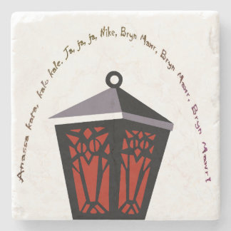 Porta-copo De Pedra Suporte de Pedra para Lanterna de Coruja - Vermelh