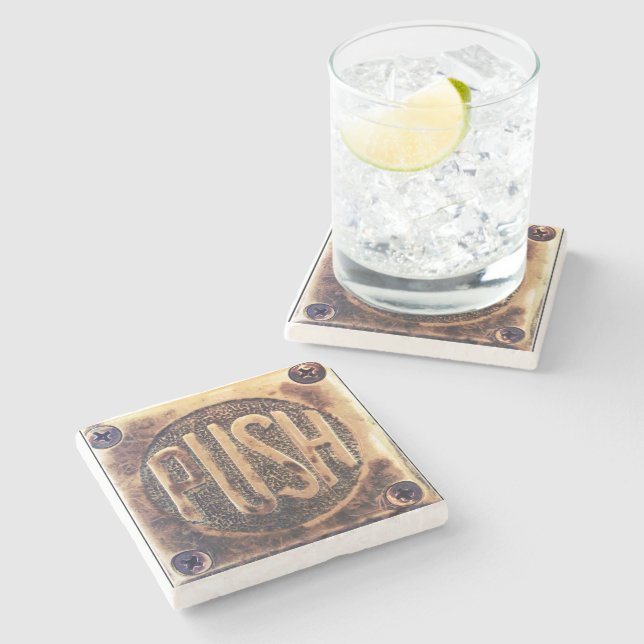 Porta-copo De Pedra Suporte Design Marble Coaster (Lateral)