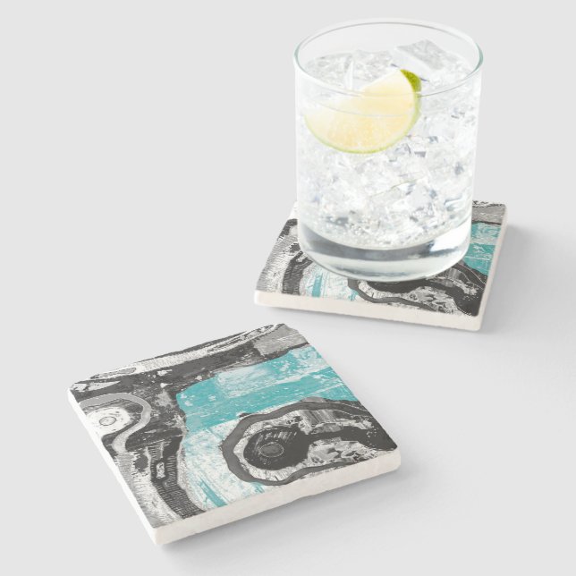 Porta-copo De Pedra Surface Current –  Flow & Structure Necklace (Lateral)