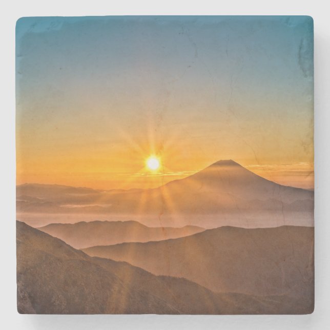 Porta-copo De Pedra Surgimento entre as colinas (Frente)