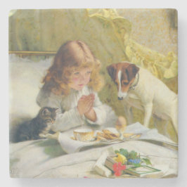 Porta-copo De Pedra Suspense Vintage Charles Burton Barber