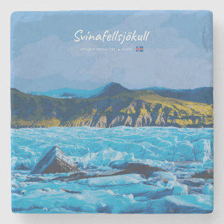 Porta-copo De Pedra Svínafellsjökull, Iceland - Glacier View