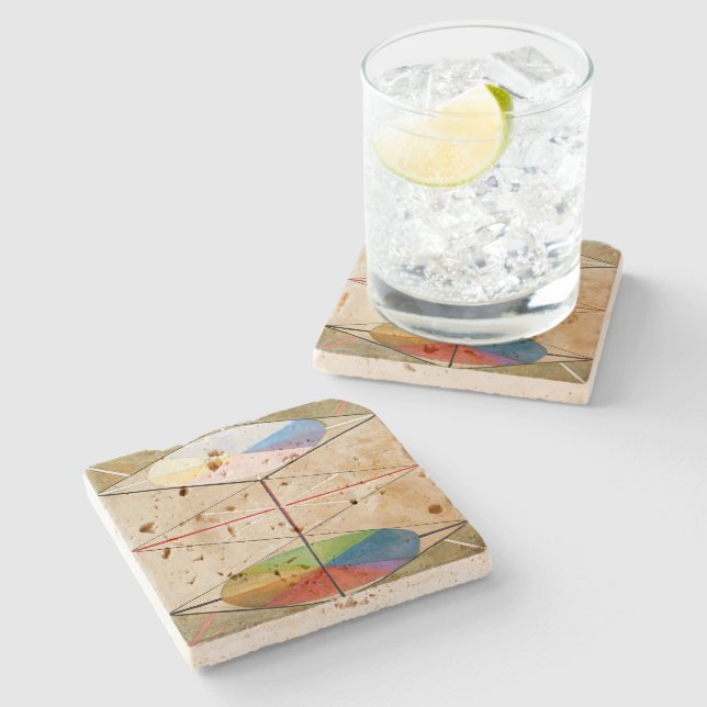 Porta-copo De Pedra Swan No. 23 | Hilma af Klint | (Lateral)