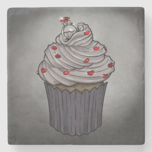 Porta-copo De Pedra Sweet Proposal Cupcake