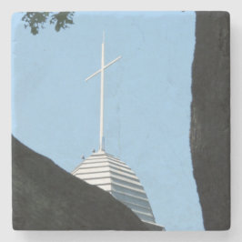 Porta-copo De Pedra Tabernacle Cross - Martha's Vineyard