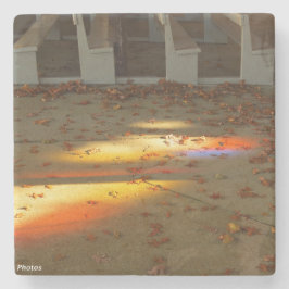 Porta-copo De Pedra Tabernacle Leaves and Light - Vineyard de Martha