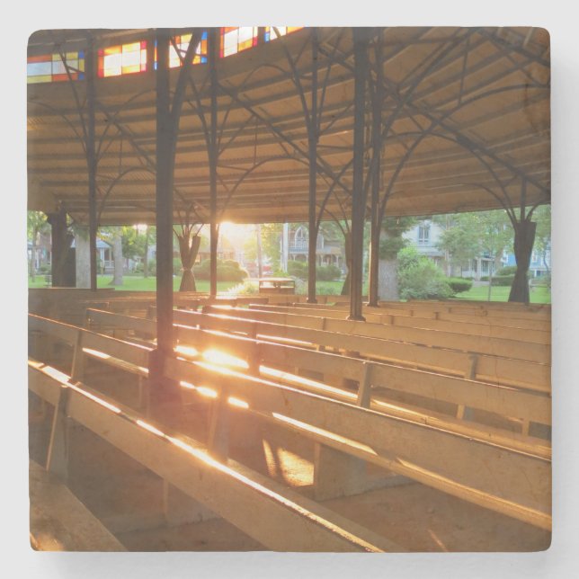 Porta-copo De Pedra Tabernacle Solstice - Vineyard de Martha (Frente)