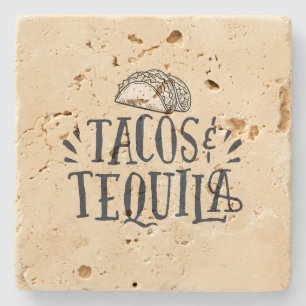 Porta-copo De Pedra Tacos & Tequila Presente de Aquecimento de Casa