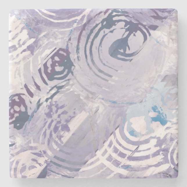 Porta-copo De Pedra TAKUROMAN「波紋」"Ripples" (Frente)