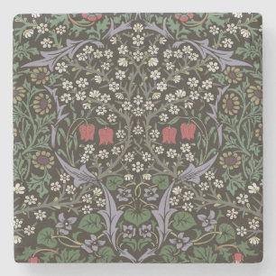 Porta-copo De Pedra Tapeçaria Floral William Morris Blackthorn