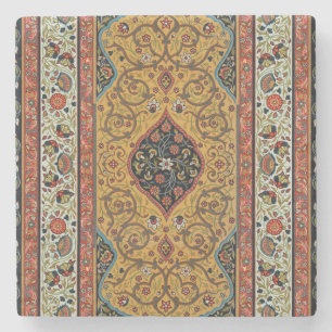 Porta-copo De Pedra Tapete Persa Antigo Design Elegante