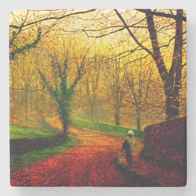 Porta-copo De Pedra Tarde de novembro Stapleton Park Grimshaw (Frente)