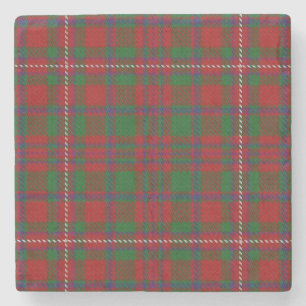 Porta-copo De Pedra Tartan do Clã MacKinnon da Antiga Taverna Escocesa