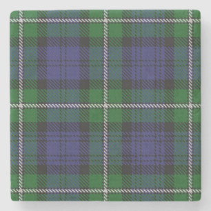 Porta-copo De Pedra Tartan escocês velho de Forbes do clã da taberna