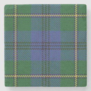 Porta-copo De Pedra Tartan escocês velho de Johnstone Johnston do cl