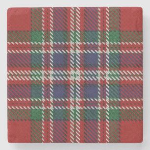 Porta-copo De Pedra Tartan escocês velho de MacFarlane do clã da