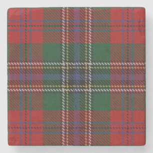 Porta-copo De Pedra Tartan escocês velho de MacLean do clã da tabern